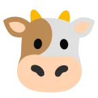Emoji Cara de vaca en Google