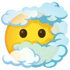 Face in Clouds emoji on Google