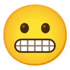 Grimacing Face emoji on Google