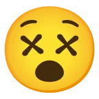 Emoji Cara mareada en Google