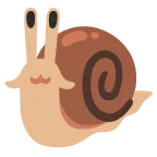Emoji Caracol en Google
