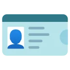 Identification Card emoji on Google