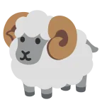 Ram emoji on Google