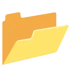 Open File Folder emoji on Google