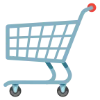 Emoji Carrito de la compra en Google