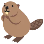 Emoji Castor en Google