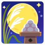 Moon Viewing Ceremony emoji on Google