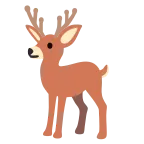 Deer emoji on Google