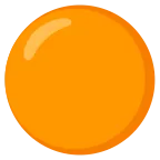 Orange Circle emoji on Google