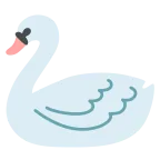 Emoji Cisne en Google