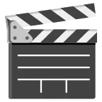 Clapper Board emoji on Google