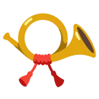 Postal Horn emoji on Google