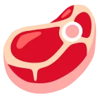 Cut of Meat emoji on Google