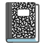 Notebook emoji on Google