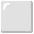 Emoji Cuadrado blanco grande en Google