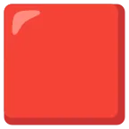 Emoji Cuadrado rojo en Google