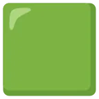 Green Square emoji on Google
