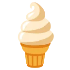 Emoji Cucurucho de helado en Google