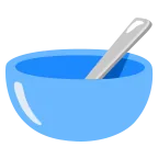 Bowl with Spoon emoji on Google