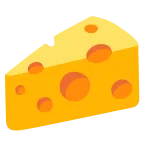 Emoji Cuña de queso en Google