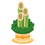 Pine Decoration emoji on Google