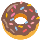 Emoji Dónut en Google
