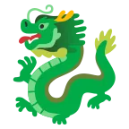 Emoji Dragón en Google