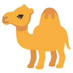 Camel emoji on Google