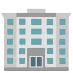 Emoji Edificio de oficinas en Google