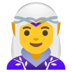 Emoji Elfa en Google