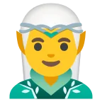 Man Elf emoji on Google