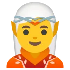 Elf emoji on Google