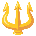 Emoji Emblema de tridente en Google