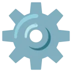 Gear emoji on Google