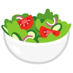 Emoji Ensalada en Google