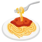 Spaghetti emoji on Google