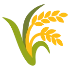 Sheaf of Rice emoji on Google