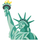 Statue of Liberty emoji on Google