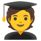 Emoji Estudiante en Google