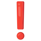 Emoji Exclamación roja en Google
