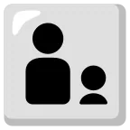 Family: Man, Boy emoji on Google