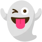 Emoji Fantasma en Google