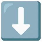 Down Arrow emoji on Google