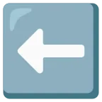 Left Arrow emoji on Google