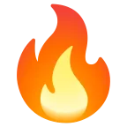 Emoji Fuego en Android