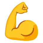 Emoji Fuerza (bíceps) en Android
