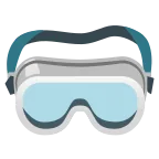 Goggles emoji on Google