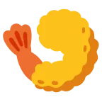 Emoji Gamba frita en Google
