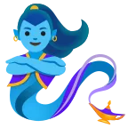 Woman Genie emoji on Google