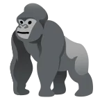 Emoji Gorila en Google